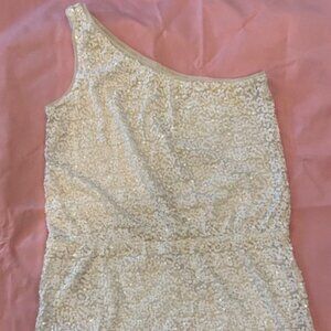 White Sequined Dress